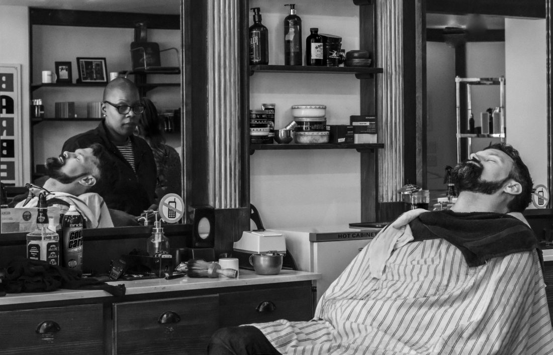 Blades Barber Shop SF Pam Perkins