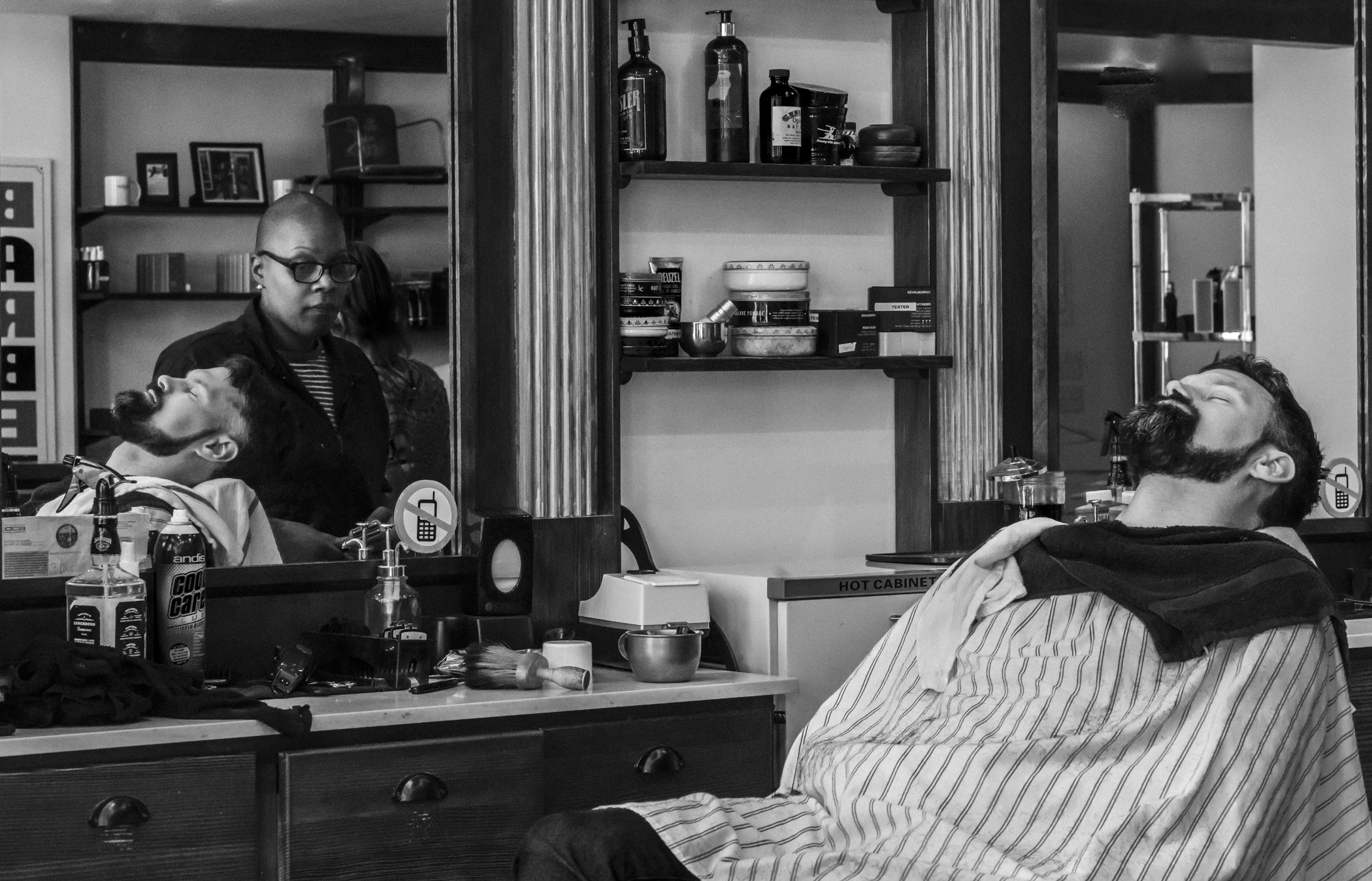 Blades Barber Shop SF Pam Perkins