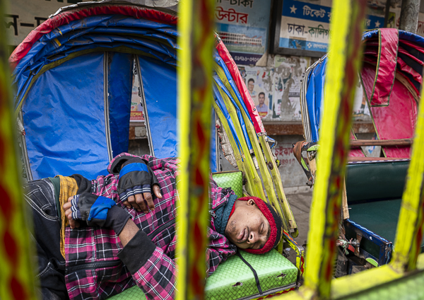 Bangladesh man asleep